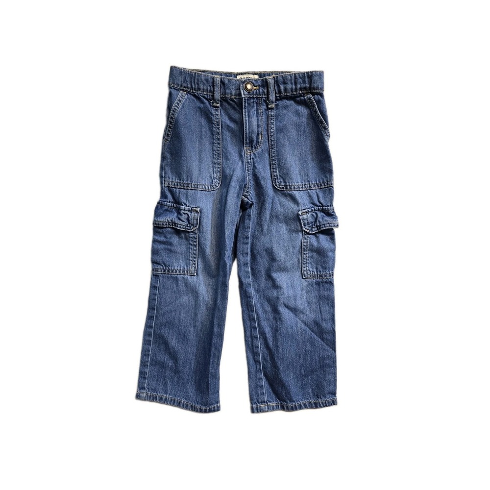 Oshkosh Cargo Jeans Blue Boys 5 T Years